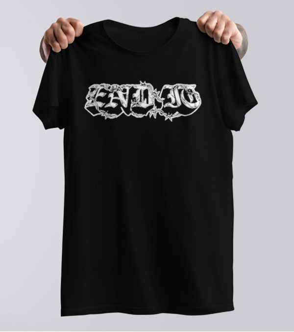 The Wrong Side End It Barbed Wire Text T-Shirt