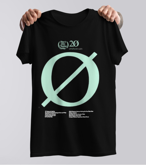 Underoath They’re Only Chasing Safety 20th Anniversary Tracklist T-Shirt