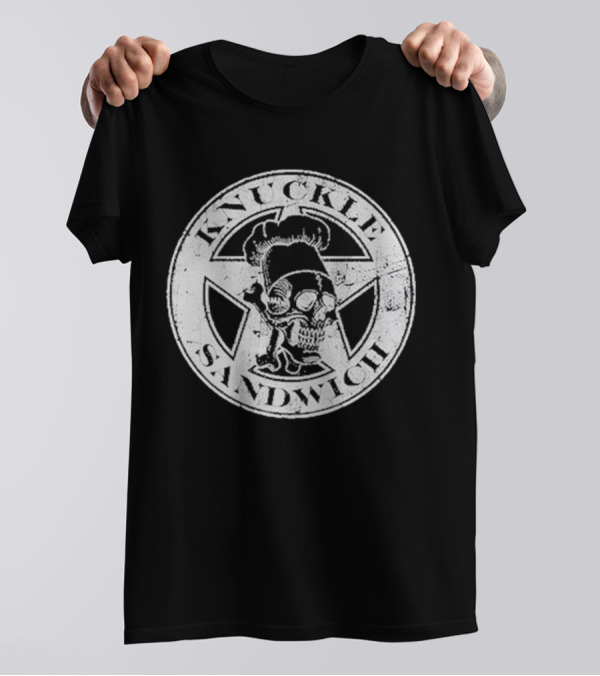 Guy Fieri Knuckle Sandwich Skull T-Shirt