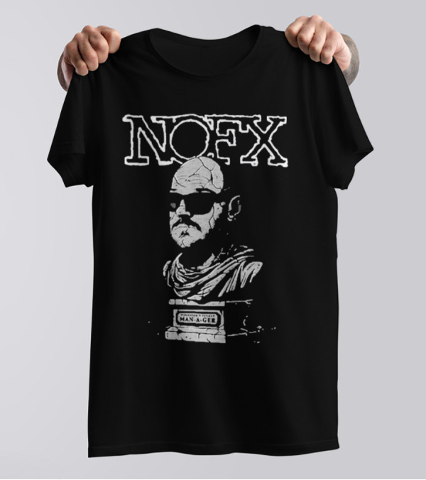NOFX Manager Bust August 14-15 2024 Burton Cummings Theatre Winnipeg T-Shirt