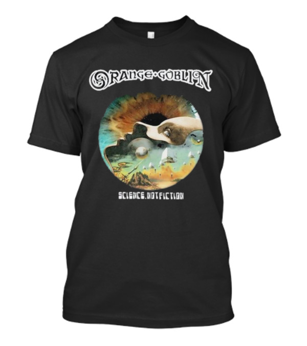 Orange Goblin Science Not Fiction Psychedelic Space Exploration T-Shirt