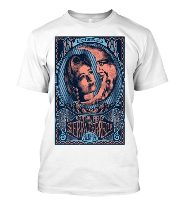 Boise ID Outlaw Field Sierra Ferrell August 14 2024 Tour T-Shirt