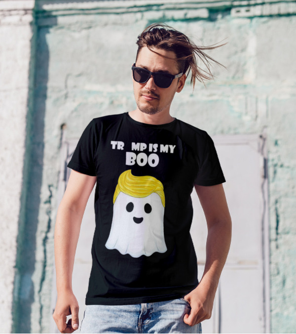Trump Is My Boo Halloween Ghost Hair T-Shirt