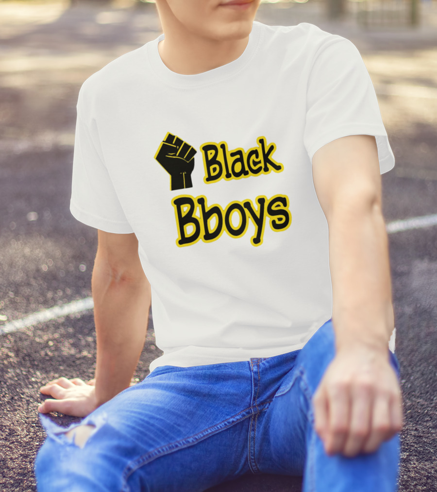 Destroy Quietly Black Bboys Fist T-Shirt