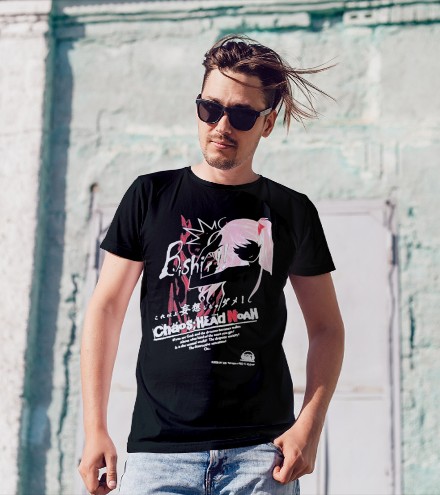 Chaos Head Noah Bishōjo Anime Waifu Manga Styling T-Shirt