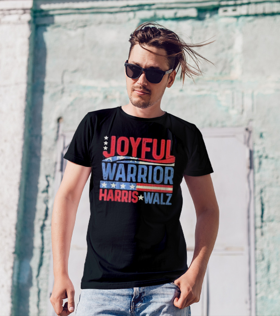Joyful Warrior Harris Walz Kamala Harris T-Shirt