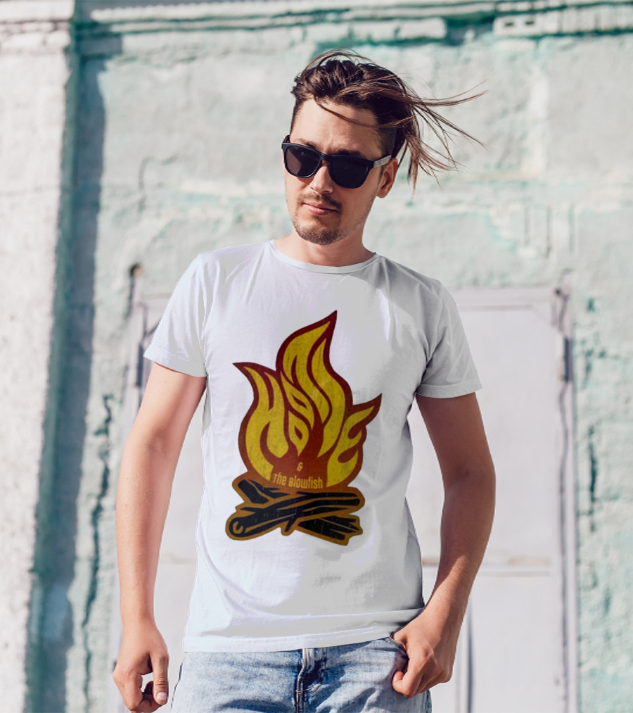 Hootie And The Blowfish Campfire Flame Logs T-Shirt