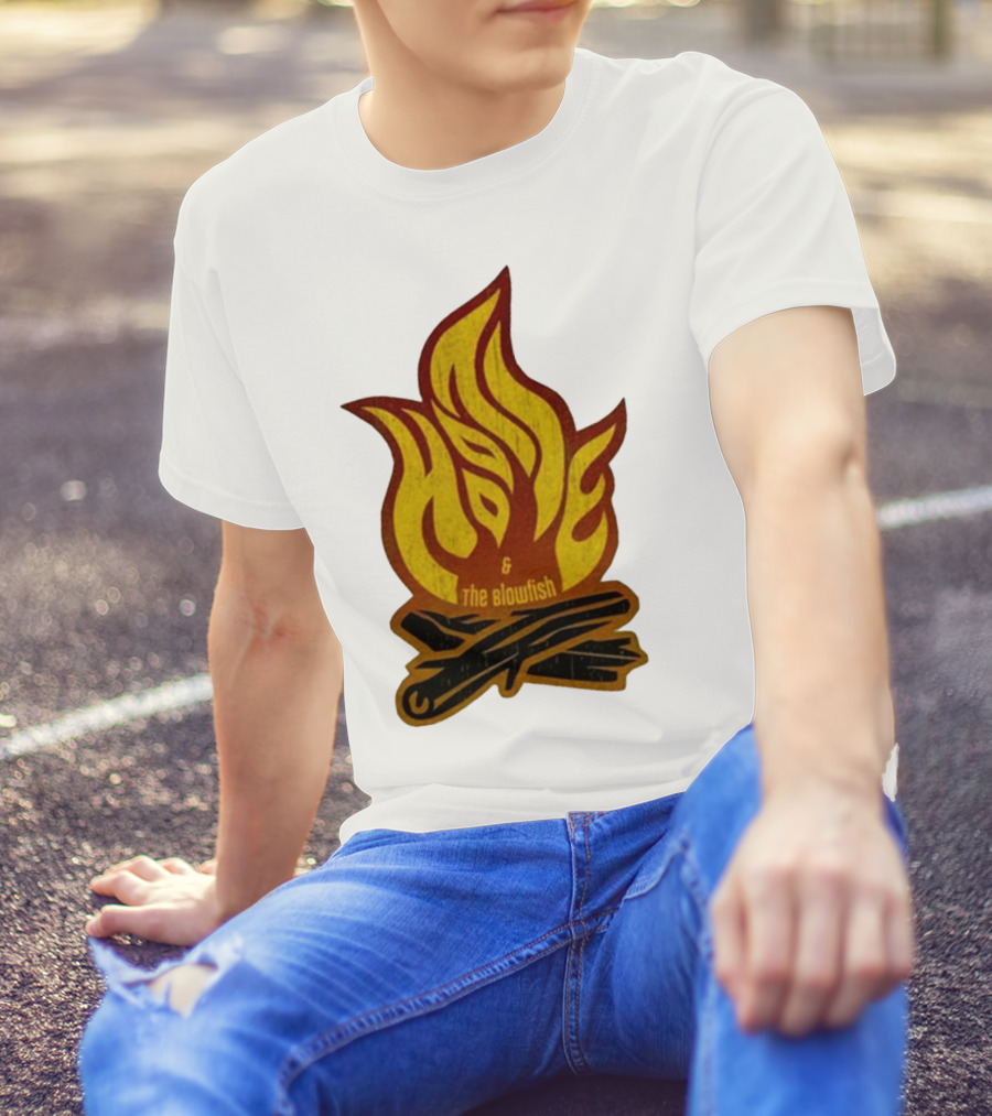Hootie And The Blowfish Campfire Flame Logs T-Shirt