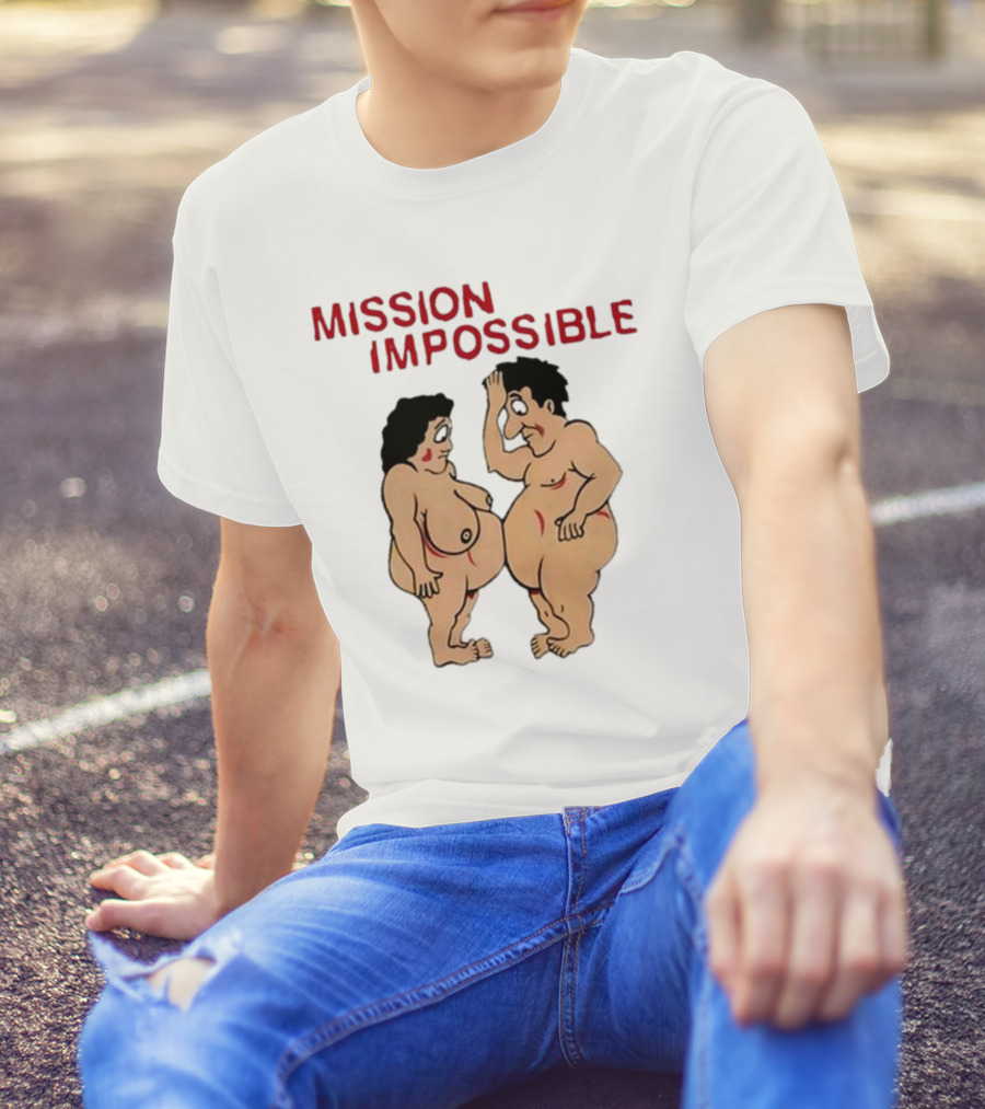 MISSION IMPOSSIBLE Comic Parody Retro Humor T-Shirt