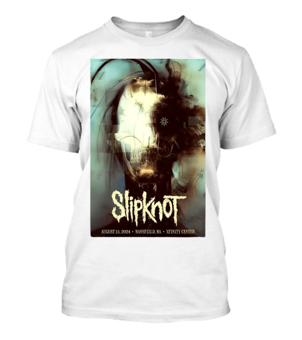 Slipknot August 15 2024 Mansfield MA Xfinity Center Concert T-Shirt