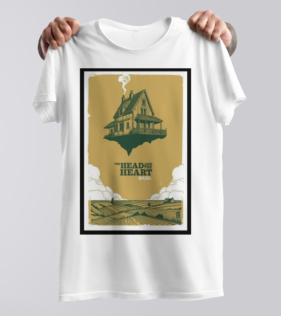 The Head And The Heart Floating House August 15 T-Shirt