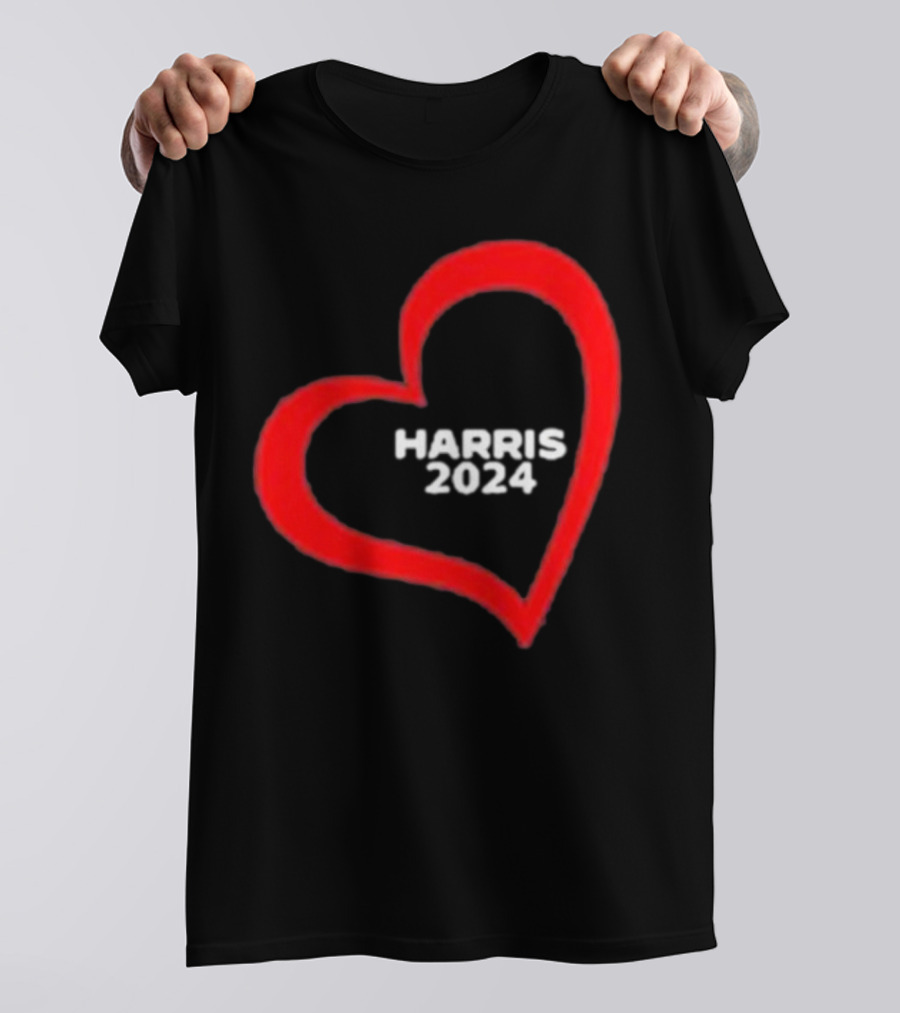 Vera Wang Heart Harris 2024 Election Campaign T-Shirt