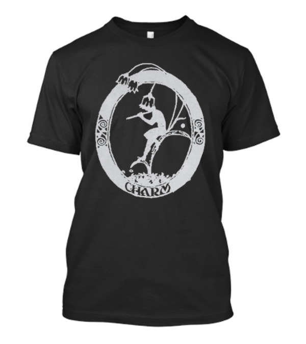 Clairo Charm Fairy Flute Oval Motif T-Shirt