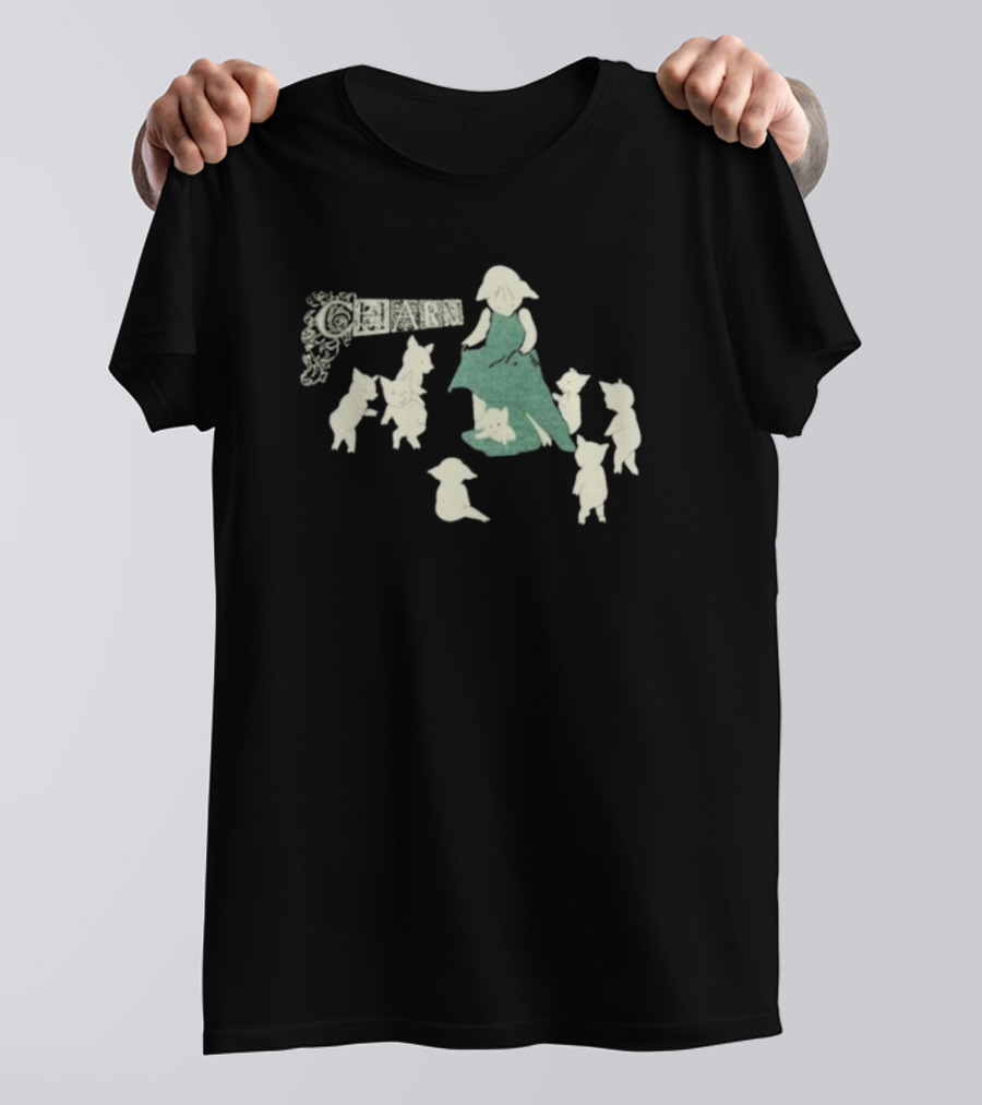 Clairo Charm Pig Vintage Fairy Tale Scene T-Shirt