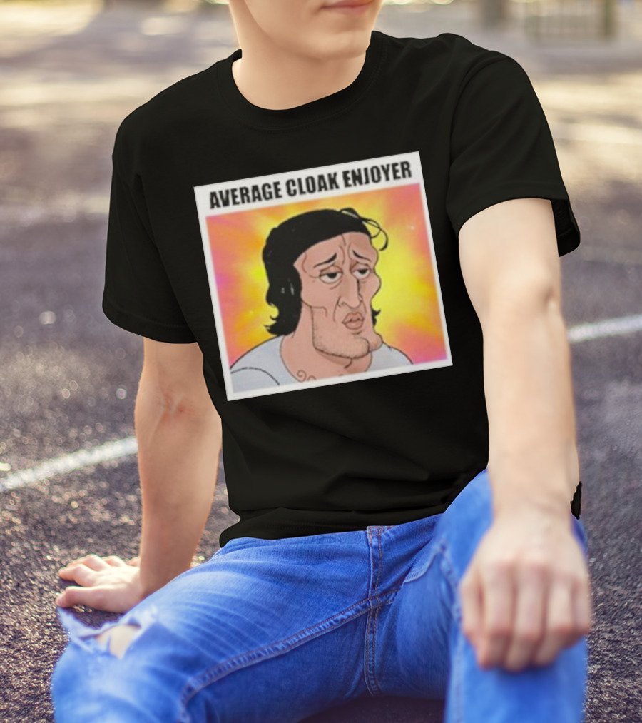 Average Cloak Enjoyer Parody Meme Comic T-Shirt