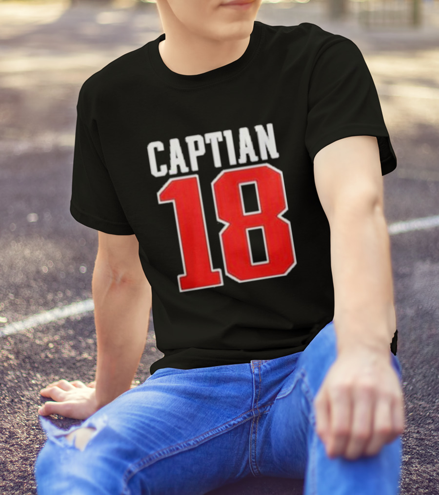 Captain 18 The Patriots Coach T-Shirt