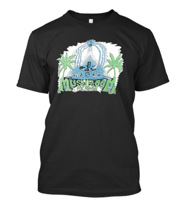 Jerks Store 1976 Mushroom 1037 Broadway Fountain Palms T-Shirt