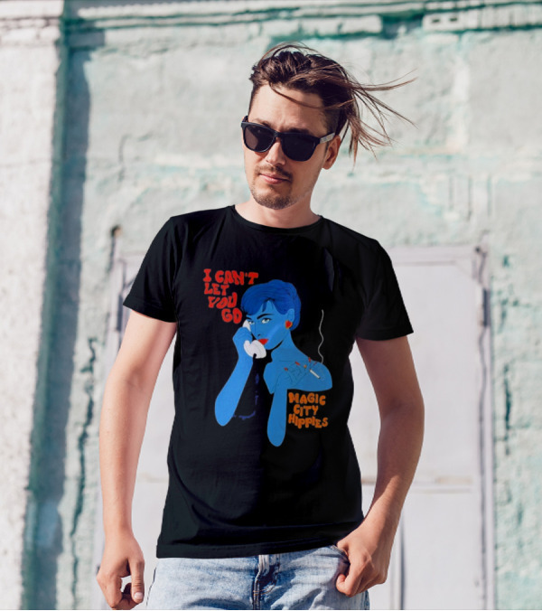 Magic City Hippies I Can’t Let You Go Blue Woman Smoking Retro T-Shirt