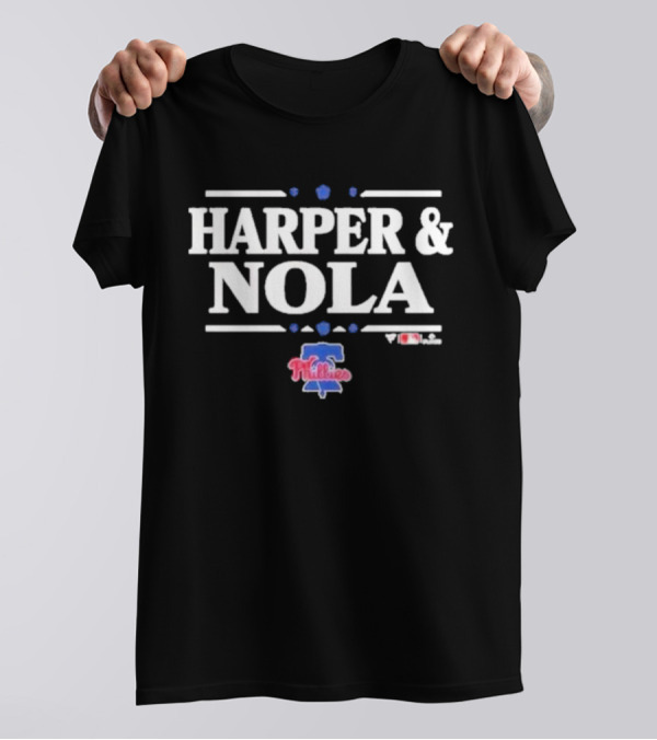 Harper And Nola Philadelphia Phillies Team Baseball Stars T-Shirt