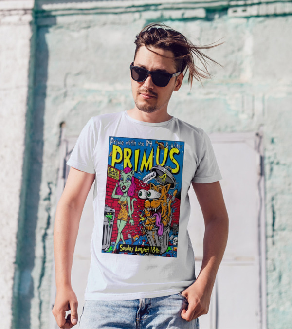 Primus Prime With Us B4 And After Avondale Brewing Black Market Bar Oakland Sunday August 18th T-Shirt