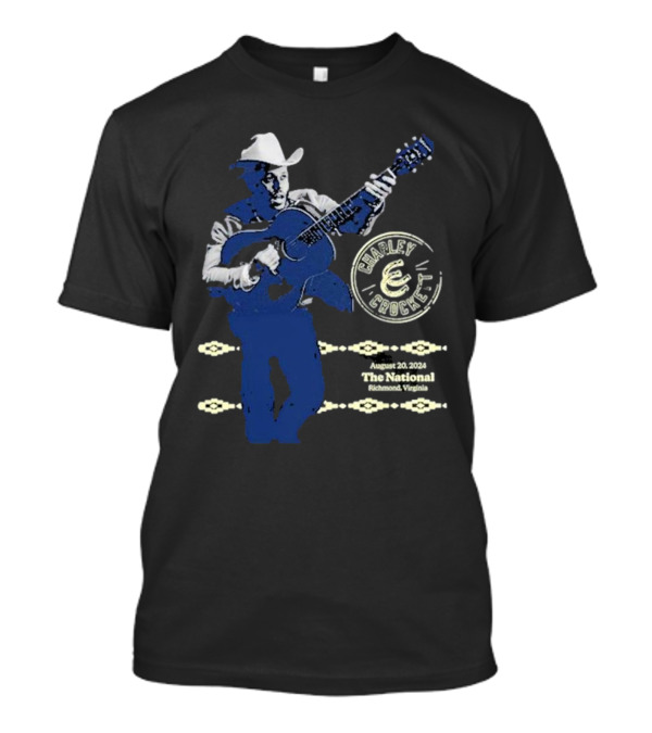 Charley Crockett Live August 20 2024 The National Richmond Virginia T-Shirt