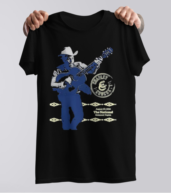 Charley Crockett Live August 20 2024 The National Richmond Virginia T-Shirt
