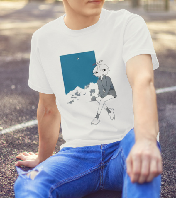 Chew Chew Store Shining Sitting By The Blue Window T-Shirt