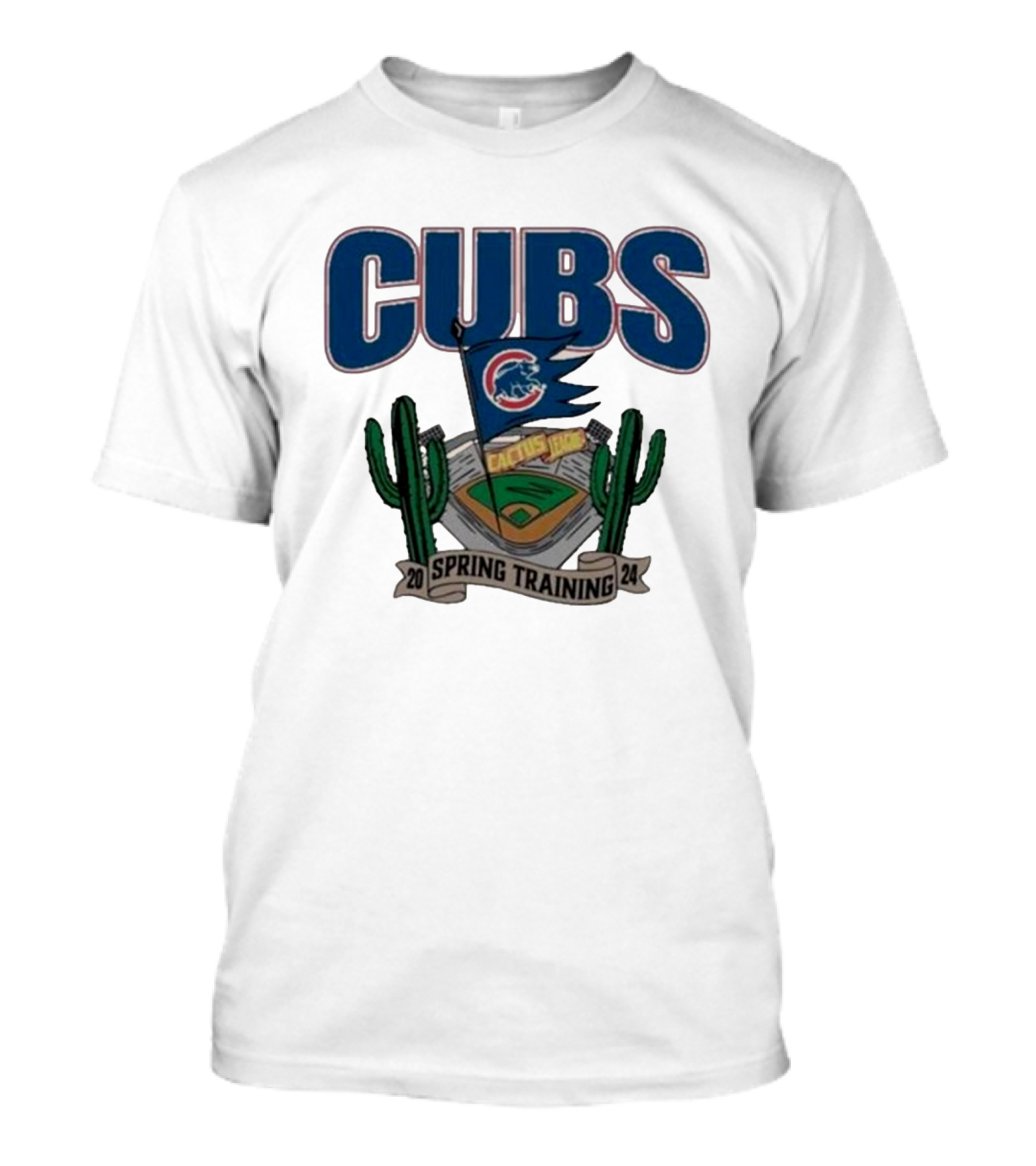 Cubs Cactus League 2024 Spring Training Baseball T-Shirt