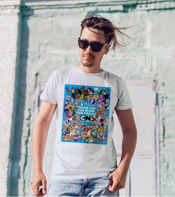 Thank You For Being Our Friend Cartoon Network Farewell All Characters T-Shirt