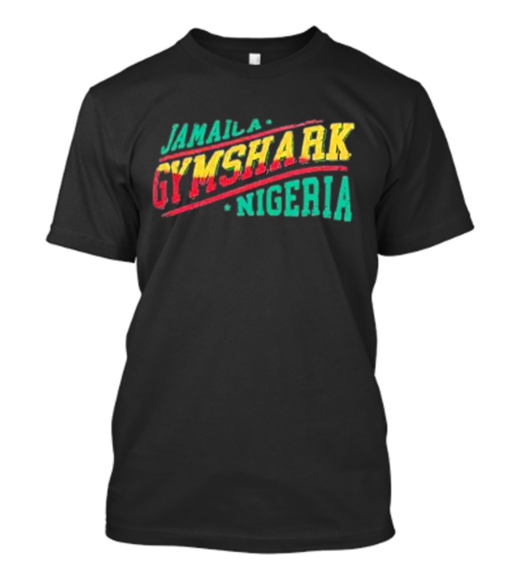 Jamaica Gymshark Nigeria Vintage Text T-Shirt