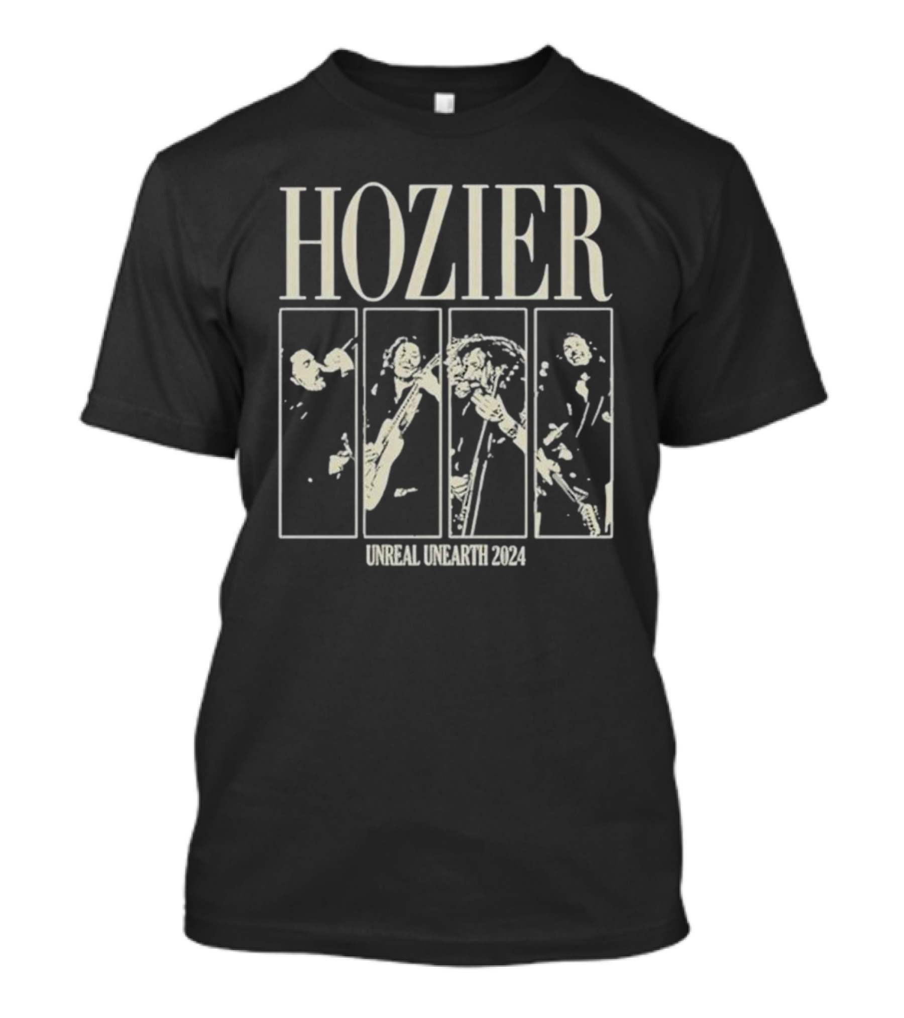 Hozier Unreal Unearth 2024 Photo Tour Musician Panels T-Shirt
