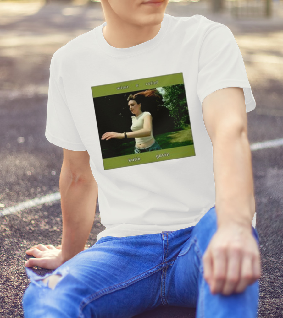What A Relief Katie Gavin Running Green Park Scene T-Shirt