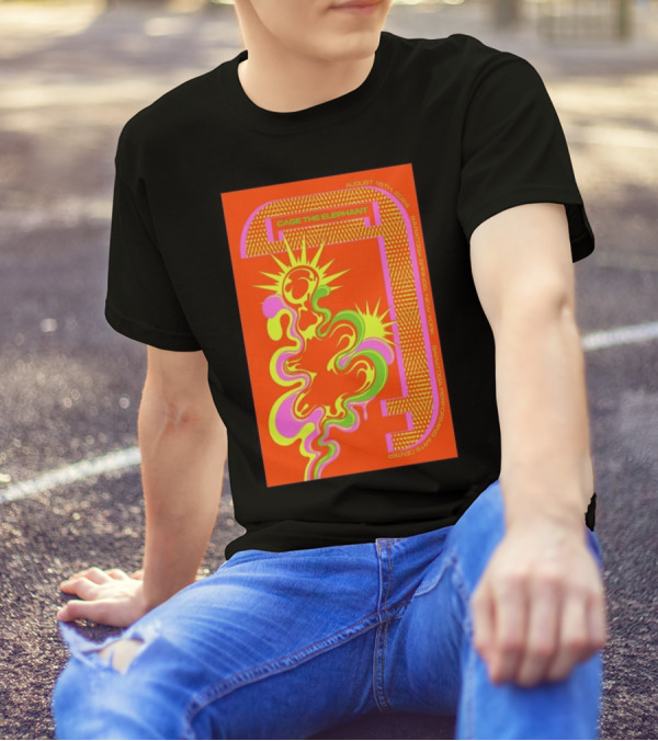 Cage The Elephant August 18th 2024 Saratoga Springs NY Concert T-Shirt