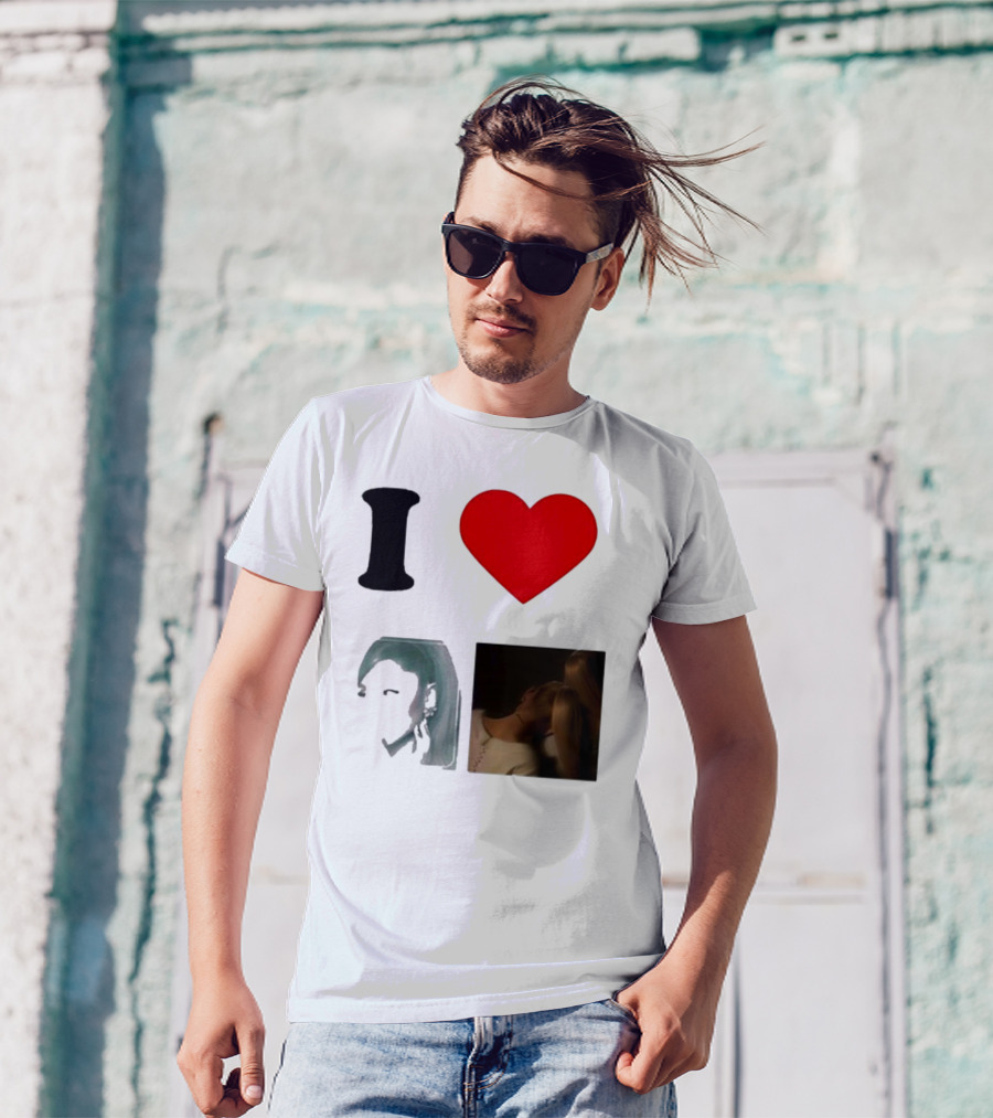 I Love Ariana Grande Cameron Fan Art Duo T-Shirt