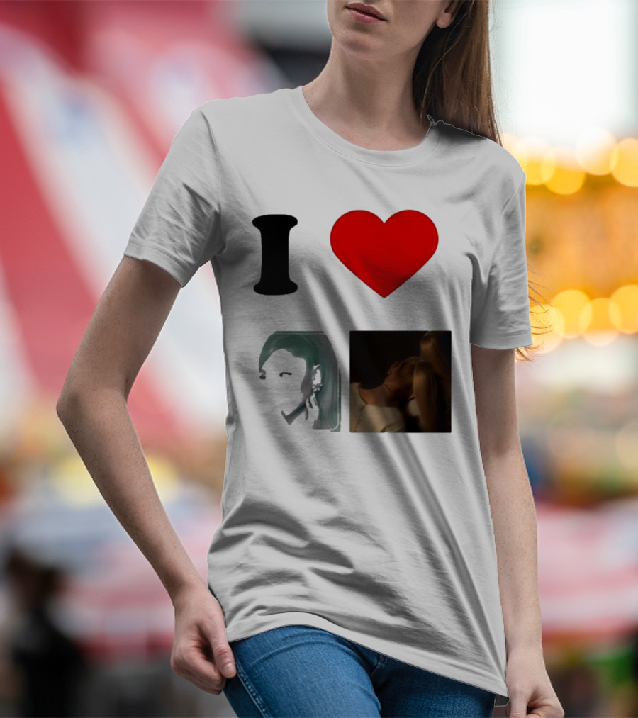 I Love Ariana Grande Cameron Fan Art Duo T-Shirt