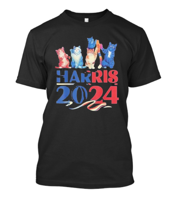 Harris 2024 Cats Childless Cat Lady T-Shirt