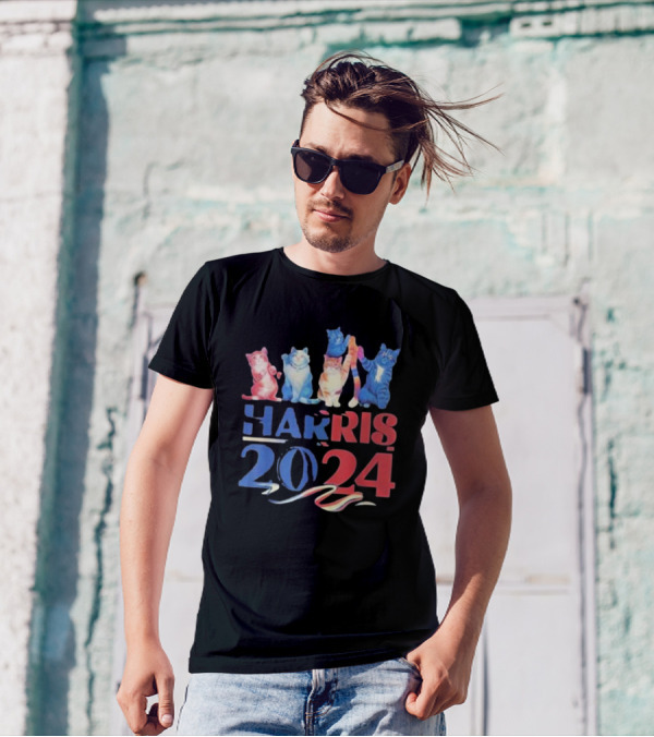 Harris 2024 Cats Childless Cat Lady T-Shirt