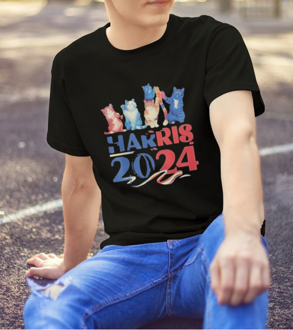 Harris 2024 Cats Childless Cat Lady T-Shirt