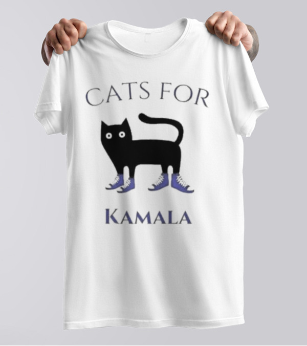 Cats For Kamala Harris 2024 Socks Kamala Cat T-Shirt