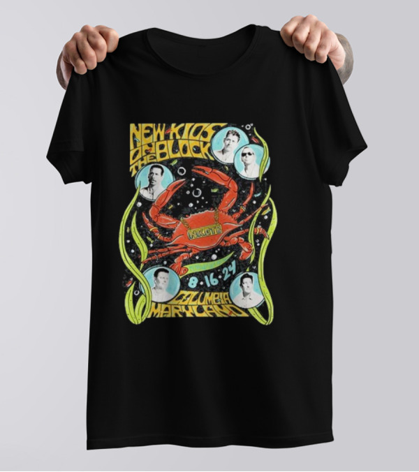 New Kids On The Block Columbia Maryland Magic Summer Tour 8.16.24 T-Shirt