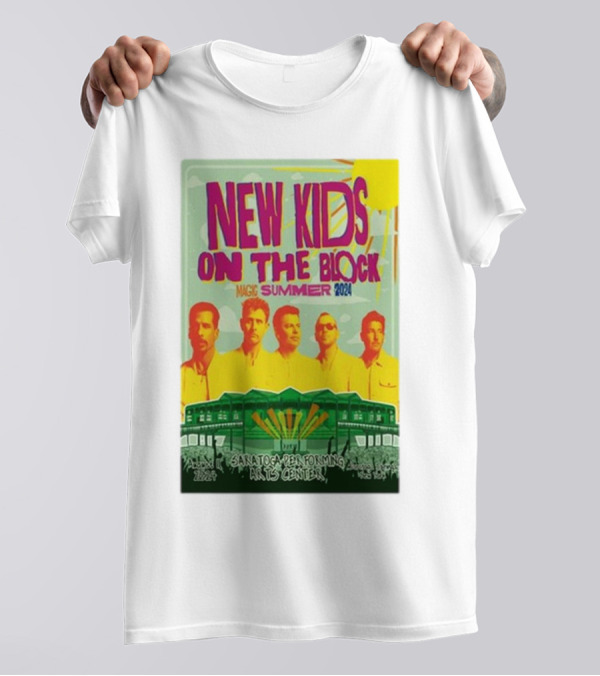 New Kids On The Block Magic Summer 2024 Saratoga Performing Arts Center T-Shirt