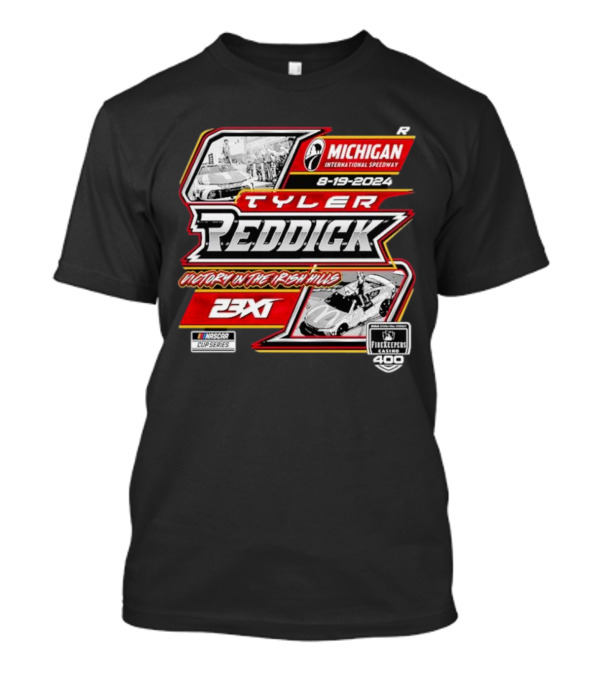 Tyler Reddick 23XI Racing Victory In The Irish Hills Michigan International Speedway 8-19-2024 NASCAR Cup Series FireKeepers Casino 400 T-Shirt