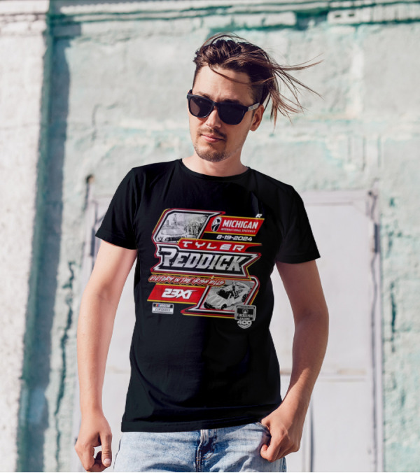 Tyler Reddick 23XI Racing Victory In The Irish Hills Michigan International Speedway 8-19-2024 NASCAR Cup Series FireKeepers Casino 400 T-Shirt