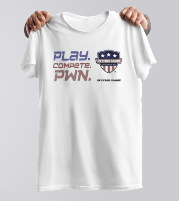 US Cyber Games Play Compete PWN T-Shirt