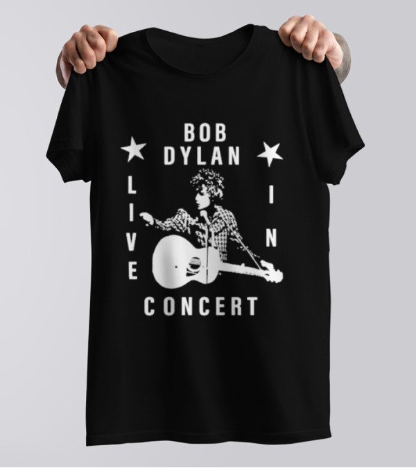 Bob Dylan Live In Concert 2024 Iconic Star T-Shirt