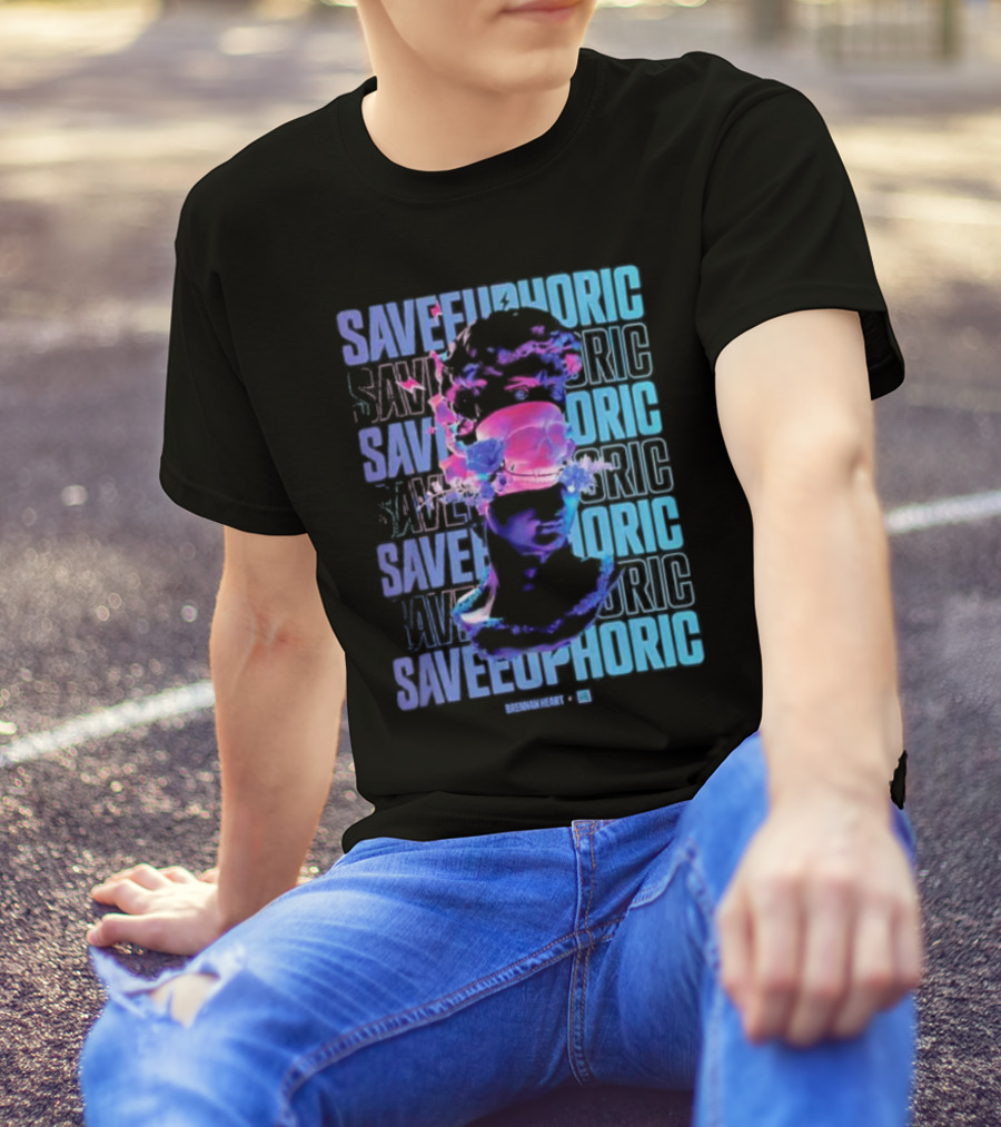 Brennan Heart Save Euphoric Multilayered Neon T-Shirt