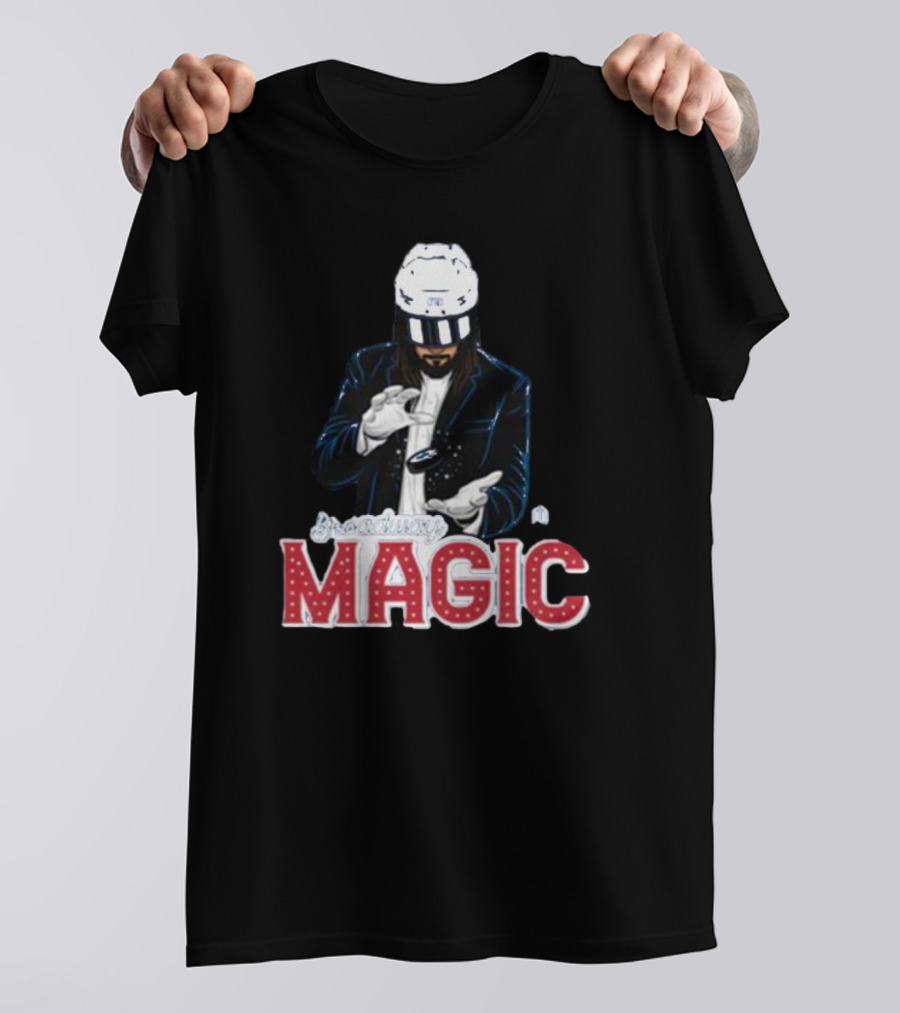 Broadway Magic Hockey Helmet Wizard T-Shirt