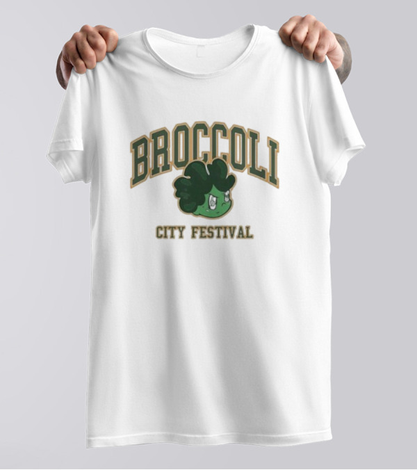 Broccoli City Festival 2024 University Custom White T-Shirt