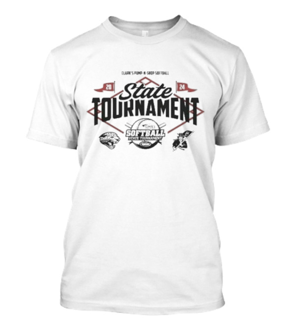 Henderson County Lady Colonels Vs Ridgeland Secondary 2024 Clark’s Pump-N-Shop Softball State Tournament T-Shirt
