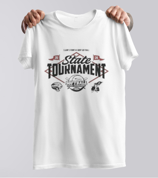 Henderson County Lady Colonels Vs Ridgeland Secondary 2024 Clark’s Pump-N-Shop Softball State Tournament T-Shirt